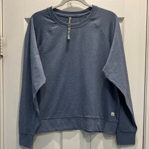 Vuori Heathered Blue Sweatshirt